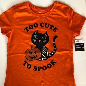 CELEBRATE Halloween Graphic Tee Size Large 10-12 Girls New